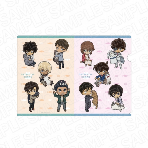 グッズ クリアファイル 名探偵コナン クリアファイル デフォルメねこ Ver アニメイト