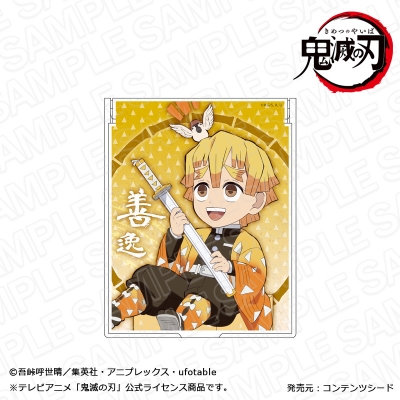 【グッズ-ミラー】鬼滅の刃 ミラー 我妻善逸 キャラプレ ver.