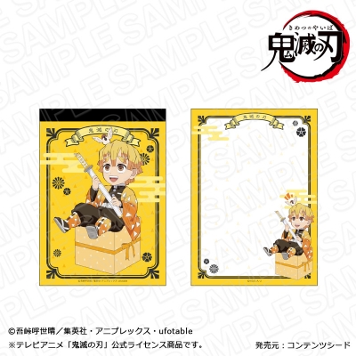 【グッズ-メモ帳】鬼滅の刃 メモ帳 我妻善逸 キャラプレ ver.