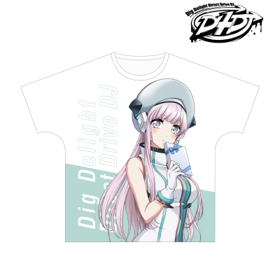 【グッズ-Tシャツ】D4DJ 描き下ろしイラスト 出雲 咲姫 プレゼントver. フルグラフィックTシャツユニセックス(サイズ/XL)