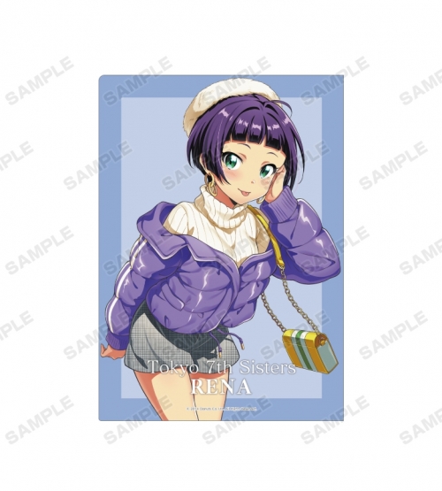 グッズ クリアファイル Tokyo 7th シスターズ 描き下ろしイラスト 荒木レナ 冬のデート服ver クリアファイル アニメイト