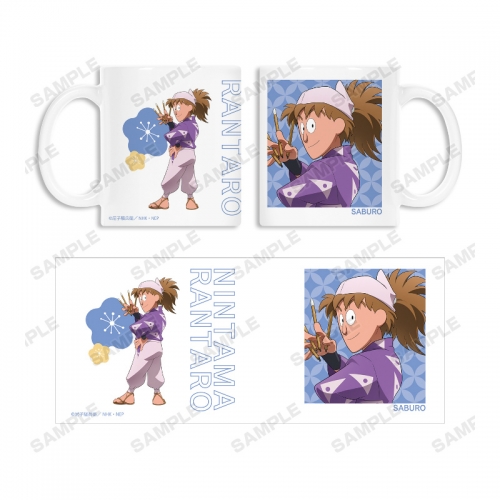 グッズ マグカップ 忍たま乱太郎 描き下ろしイラスト 鉢屋三郎 みんなで商いver マグカップ アニメイト
