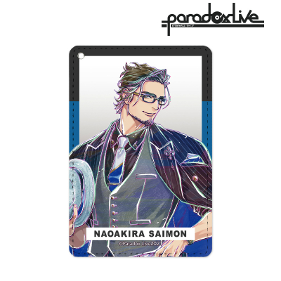 【グッズ-パスケース】Paradox Live 西門 直明 Ani-Art 1ポケットパスケース