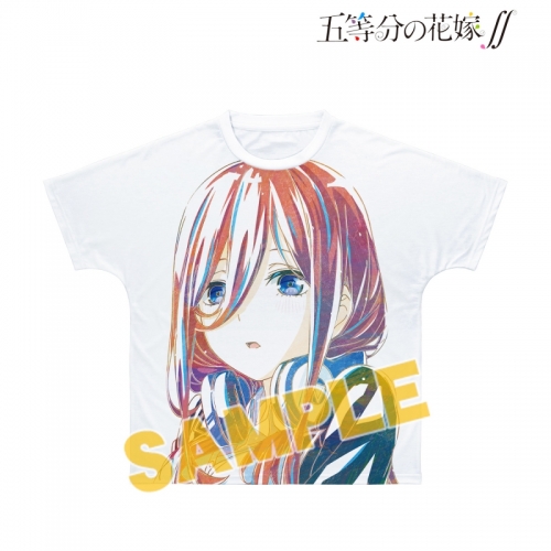 グッズ Tシャツ 五等分の花嫁 三玖 Ani Art 第3弾 フルグラフィックtシャツユニセックス サイズ L アニメイト先行販売分 アニメイト