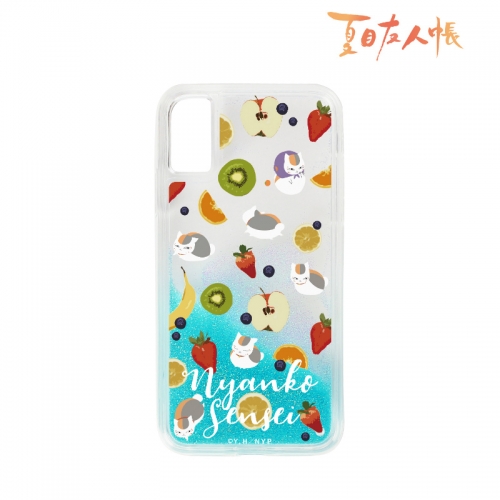 グッズ カバーホルダー 夏目友人帳 ニャンコ先生 フルーツver グリッターiphoneケース 対象機種 Iphone 11 アニメイト