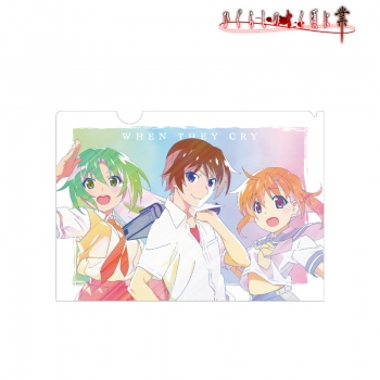 グッズ-クリアファイル】ひぐらしのなく頃に 業 前原圭一＆竜宮レナ 