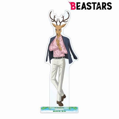 【グッズ-スタンドポップ】BEASTARS 東武動物公園コラボ 描き下ろしイラスト ルイ 私服ver. BIGアクリルスタンド