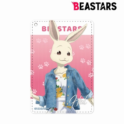 【グッズ-パスケース】BEASTARS 東武動物公園コラボ 描き下ろしイラスト ハル 私服ver. 1ポケットパスケース