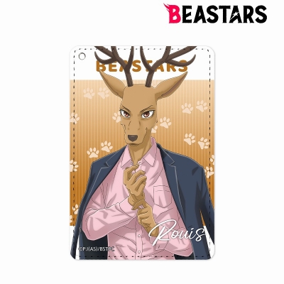 【グッズ-パスケース】BEASTARS 東武動物公園コラボ 描き下ろしイラスト ルイ 私服ver. 1ポケットパスケース