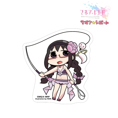 【グッズ-ステッカー】マギアレコード 魔法少女まどか☆マギカ外伝 マギア☆レポート 暁美ほむら(水着) ステッカー