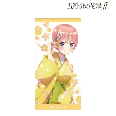 【グッズ-タオル】TVアニメ『五等分の花嫁∬』 描き下ろしイラスト 一花 桜和装ver. バスタオル