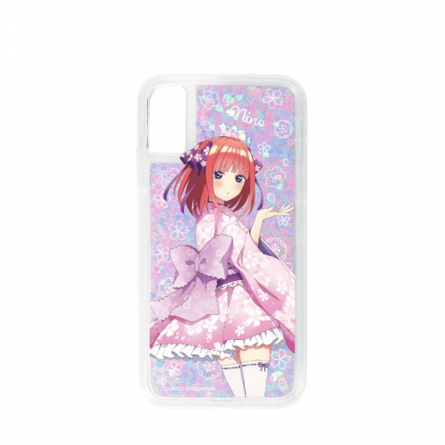 グッズ カバーホルダー Tvアニメ 五等分の花嫁 描き下ろしイラスト 二乃 桜和装ver グリッターiphoneケース 対象機種 Iphone 11 アニメイト