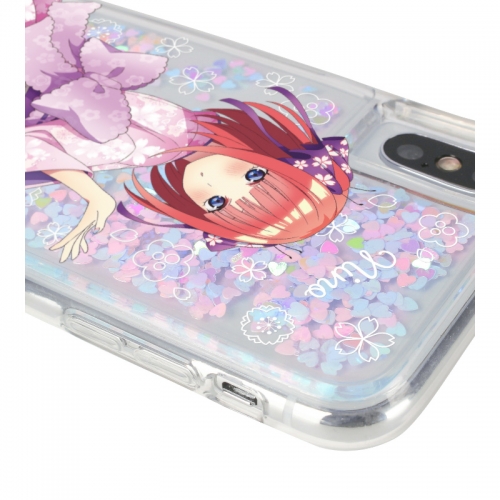 グッズ カバーホルダー Tvアニメ 五等分の花嫁 描き下ろしイラスト 二乃 桜和装ver グリッターiphoneケース 対象機種 Iphone 11 アニメイト