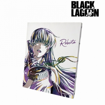 グッズ-ボード】BLACK LAGOON ロベルタ Ani-Art キャンバスボード 