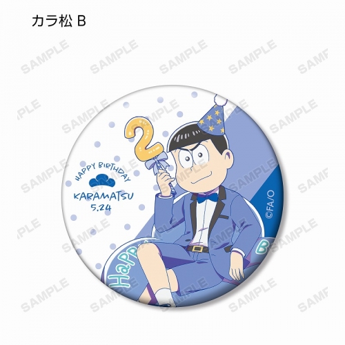 グッズ スタンドポップ おそ松さん 描き下ろしイラスト バルーンバースデーver トレーディング缶バッジ アニメイト