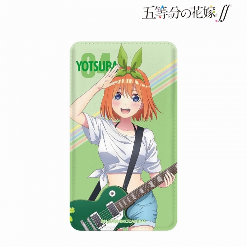 グッズ 電化製品 五等分の花嫁 描き下ろしイラスト 中野四葉 ギター演奏ver モバイルバッテリー アニメイト