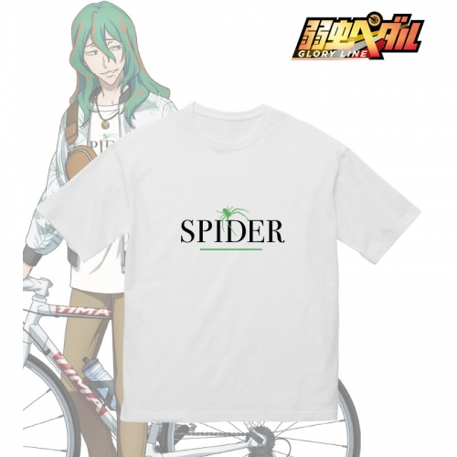 グッズ Tシャツ 弱虫ペダル Glory Line 東武動物公園コラボ 描き下ろしイラスト 第2弾 巻島 裕介着用 Bigシルエットtシャツユニセックス サイズ M アニメイト