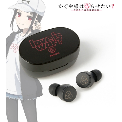 【グッズ-オーディオアクセサリー】かぐや様は告らせたい?~天才たちの恋愛頭脳戦~ 描き下ろしイラスト ストリートファッションver. 四宮かぐや&藤原千花着用 ワイヤレスイヤホン