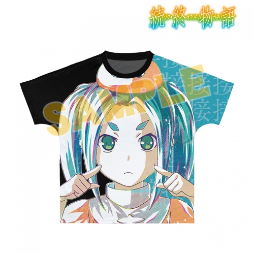 グッズ Tシャツ 続 終物語 斧乃木余接 Ani Art フルグラフィックtシャツユニセックス サイズ L アニメイト
