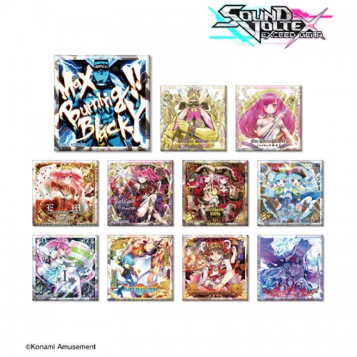グッズ-バッチ】SOUND VOLTEX EXCEED GEAR トレーディングスクエア缶 