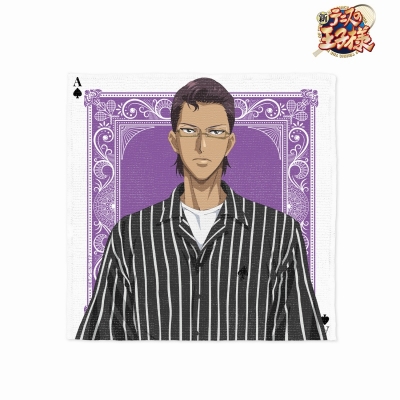 【グッズ-タオル】新テニスの王子様 描き下ろしイラスト 木手 永四郎 トランプモチーフ私服ver. ハンドタオル