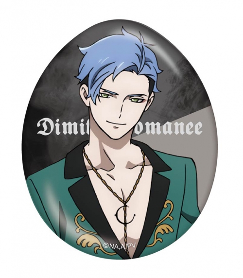 グッズ バッチ ヴィジュアルプリズン たまご型缶バッジ ディミトリ アニメイト グッズ バッチ ヴィジュアルプリズン たまご型缶バッジ ディミトリ アニメイト