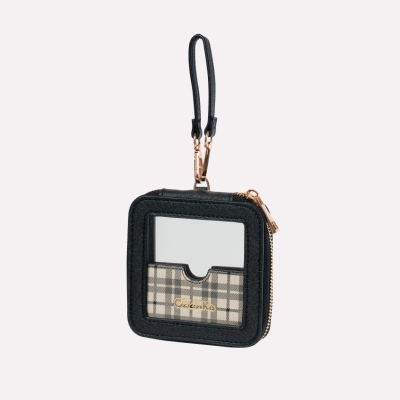 【グッズ-カバーホルダー】推し活コースターケース スクエア/ブラック