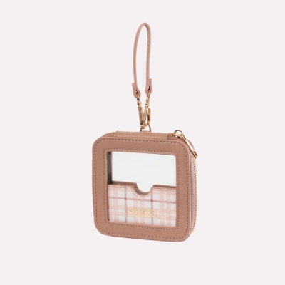 【グッズ-カバーホルダー】推し活コースターケース スクエア/ブラウン