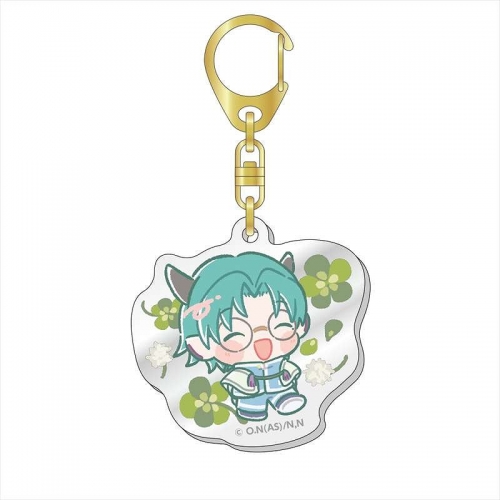 グッズ キーホルダー 魔入りました 入間くん ラメ入りアクリルキーホルダー Blooming Devil Ver アミィ キリヲ アニメイト