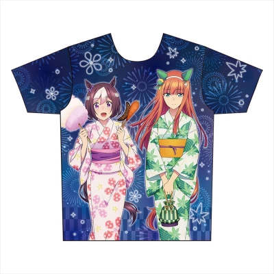 【グッズ-Tシャツ】ウマ娘 プリティーダービー Season 2 描き下ろしフルグラフィックTシャツ スペシャルウィーク&サイレンススズカXL
