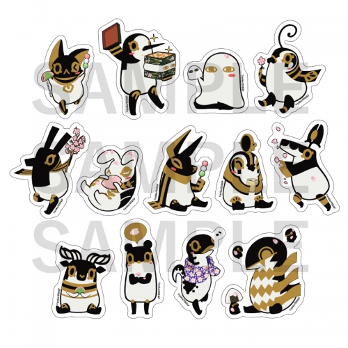 グッズ ステッカー とーとつにエジプト神 In池袋大宴会場 トレーディングダイカットステッカー 全13種 アニメイト