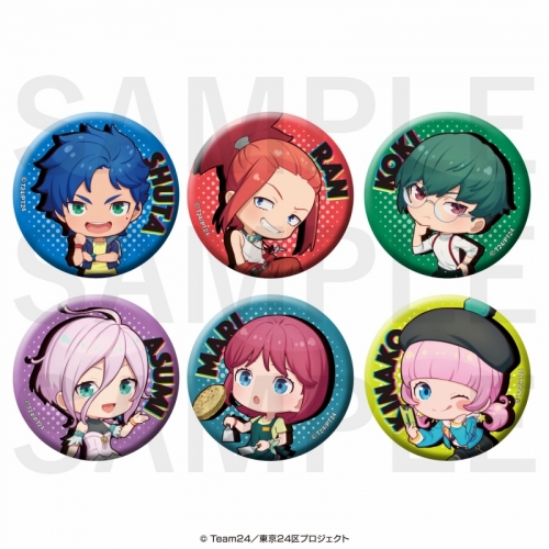 グッズ バッチ Tvアニメ 東京24区 トレーディング缶バッジ 描き起こしデフォルメ アニメイト先行販売分 アニメイト