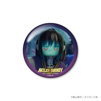 【グッズ-ミラー】アニメ『銀河特急 ミルキー☆サブウェイ』 缶ミラー(マキナ)