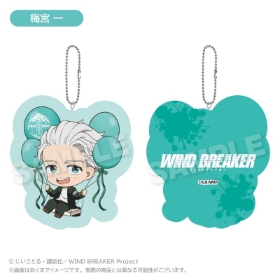 【グッズ-キーホルダー】WIND BREAKER ダイカットクッションキーホルダー ばるんこver. 梅宮 一