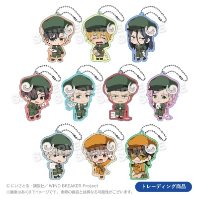 【グッズ-キーホルダー】WIND BREAKER トレーディングアクリルキーホルダー おとどけメェるver.