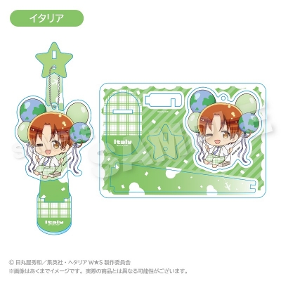 【グッズ-キーホルダー】ヘタリア World★Stars ばるんこスタンドキーホルダー イタリア