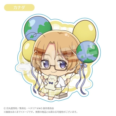 【グッズ-ステッカー】ヘタリア World★Stars ばるんこステッカー カナダ