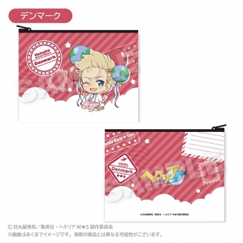 グッズ-ポーチ】ヘタリア World☆Stars ばるんこフラットポーチ 
