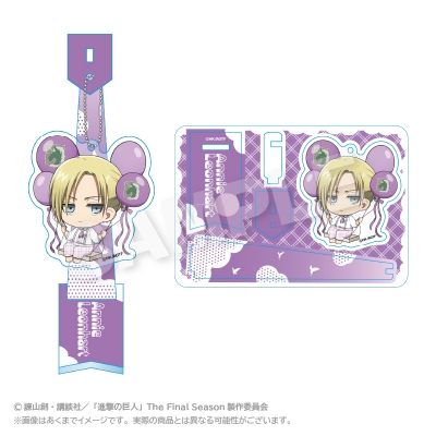 【グッズ-キーホルダー】進撃の巨人 ばるんこスタンドキーホルダー アニ・レオンハート