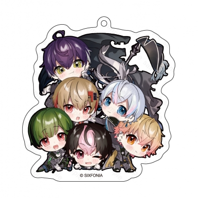 【グッズ-キーホルダー】シクフォニ -Lodious Takt- アクリルキーホルダー 全員集合
