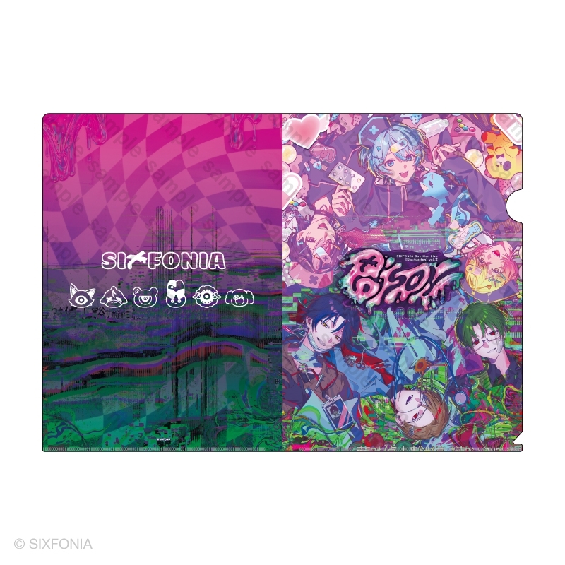 【グッズ-クリアファイル】シクフォニ Six-tuation Vol.Ⅲ クリアファイル A：全員集合
