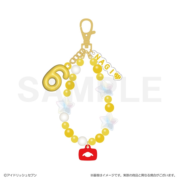 【グッズ-キーホルダー】アイドリッシュセブン RabbiTube mini　ビーズキーホルダー　六弥ナギ