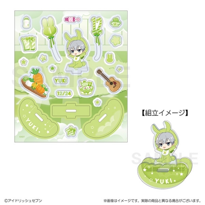 【グッズ-スタンドポップ】アイドリッシュセブン ベビコミュ アクリルフレーク&ゆらゆらスタンド 千