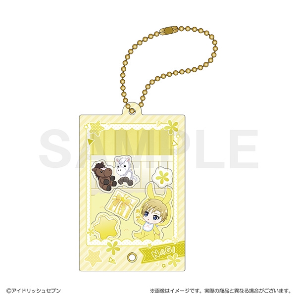 【グッズ-キーホルダー】アイドリッシュセブン ベビコミュ　シャカシャカアクリルキーホルダー　六弥ナギ