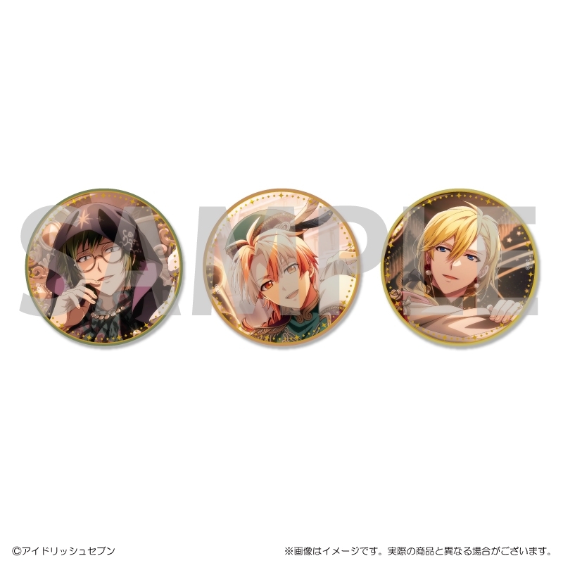 【グッズ-バッチ】アイドリッシュセブン グループ記念日2024 缶バッジセット IDOLiSH7 B:二階堂大和・和泉三月・六弥ナギ