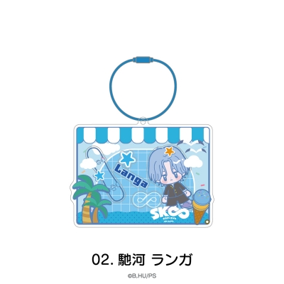【グッズ-カバーホルダー】オリジナルTVアニメ「SK∞ エスケーエイト」 シャカシャカフレーム 02.馳河 ランガ