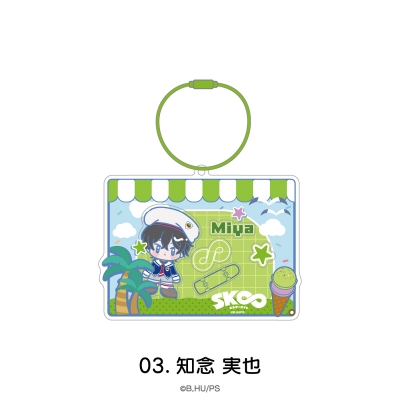 【グッズ-カバーホルダー】オリジナルTVアニメ「SK∞ エスケーエイト」 シャカシャカフレーム 03.知念 実也