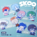 【グッズ-ポーチ】オリジナルTVアニメ「SK∞ エスケーエイト」 クリアポーチ 01.暦&ランガの画像