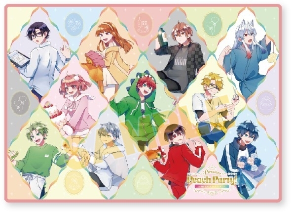 【グッズ-タオル】カラフルピーチ Premium Peach Party！ タオルケット