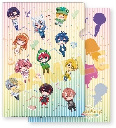 【グッズ-クリアファイル】カラフルピーチ Premium Peach Party！ クリアファイル（ミニキャラ Ver.）